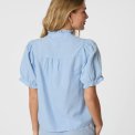 Neo Noir - ODESA LINEN BLOUSE - Light Blue