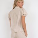 Neo Noir - ODESA LINEN BLOUSE - Sand
