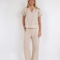 Neo Noir - ODESA LINEN BLOUSE - Sand
