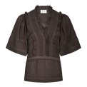 Neo Noir - Evienne S Voile Top - Dark brown