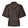 Neo Noir - Evienne S Voile Top - Dark brown