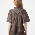 Neo Noir - Evienne S Voile Top - Dark brown