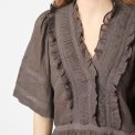 Neo Noir - Evienne S Voile Top - Dark brown