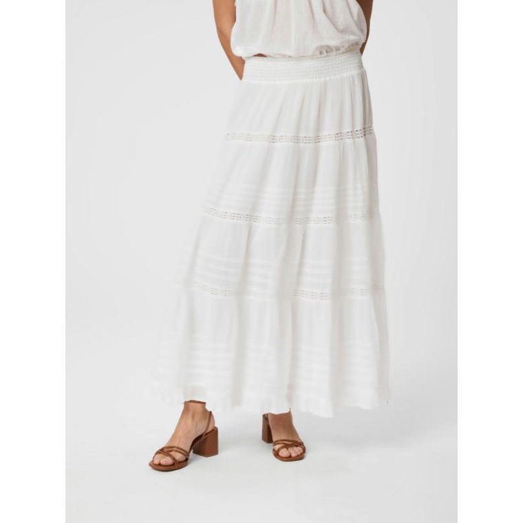 Neo Noir - Felicia S Voile Skirt - White