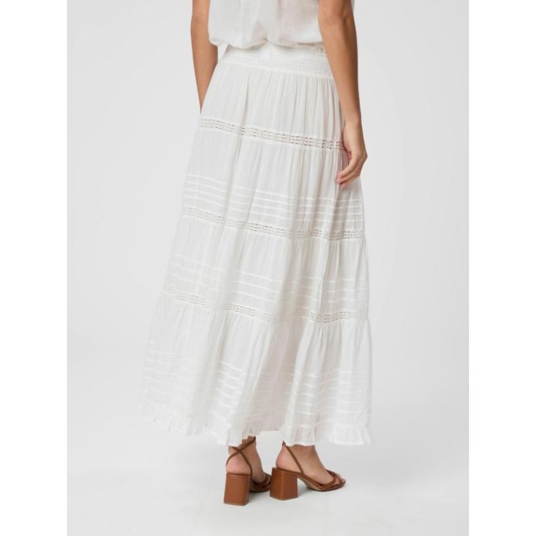 Neo Noir - Felicia S Voile Skirt - White