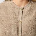 Neo Noir - Limo Fluffy Knit Cardigan - Dark Sand