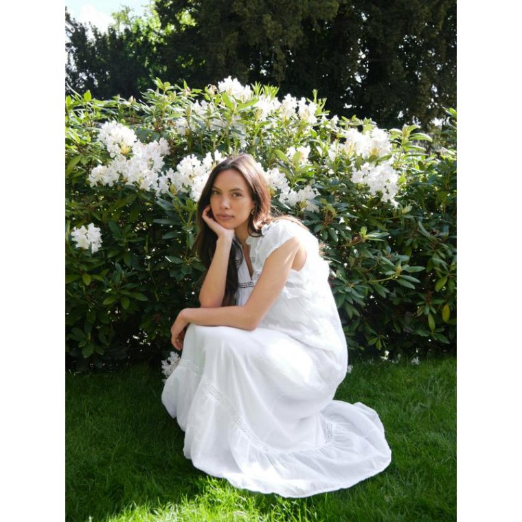 Neo Noir - Ankita S Voile Dress - White