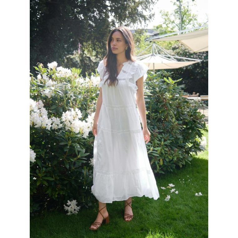 Neo Noir - Ankita S Voile Dress - White