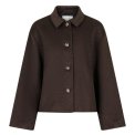 Neo Noir - Hamra Wool Jacket - Chocolate Brown