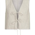 NEO NOIR - VARSA RAMIE WAISTCOAT - Natural