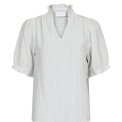 Neo Noir - ODESA SIMPLE STRIPE BLOUSE - Off White