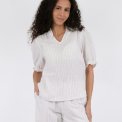 Neo Noir - ODESA SIMPLE STRIPE BLOUSE - Off White