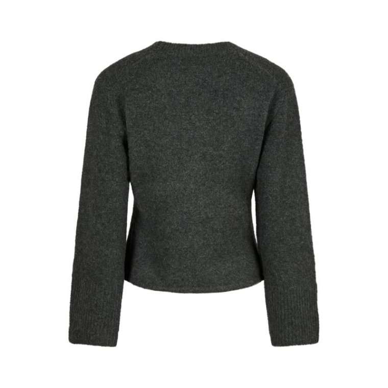 Neo Noir - PIXIE KNIT CARDIGAN - Antracit