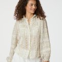 Neo Noir - Lyla Soft Border Blouse - Dusty Yellow