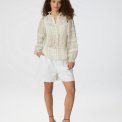 Neo Noir - Lyla Soft Border Blouse - Dusty Yellow