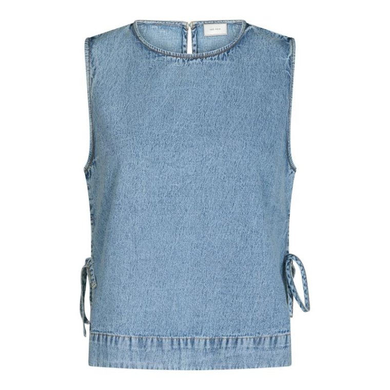 Neo Noir - Svetlana D Top - Light Blue