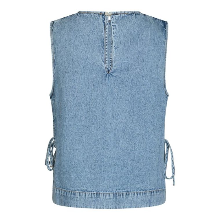 Neo Noir - Svetlana D Top - Light Blue