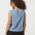 Neo Noir - Svetlana D Top - Light Blue