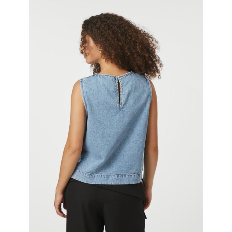 Neo Noir - Svetlana D Top - Light Blue