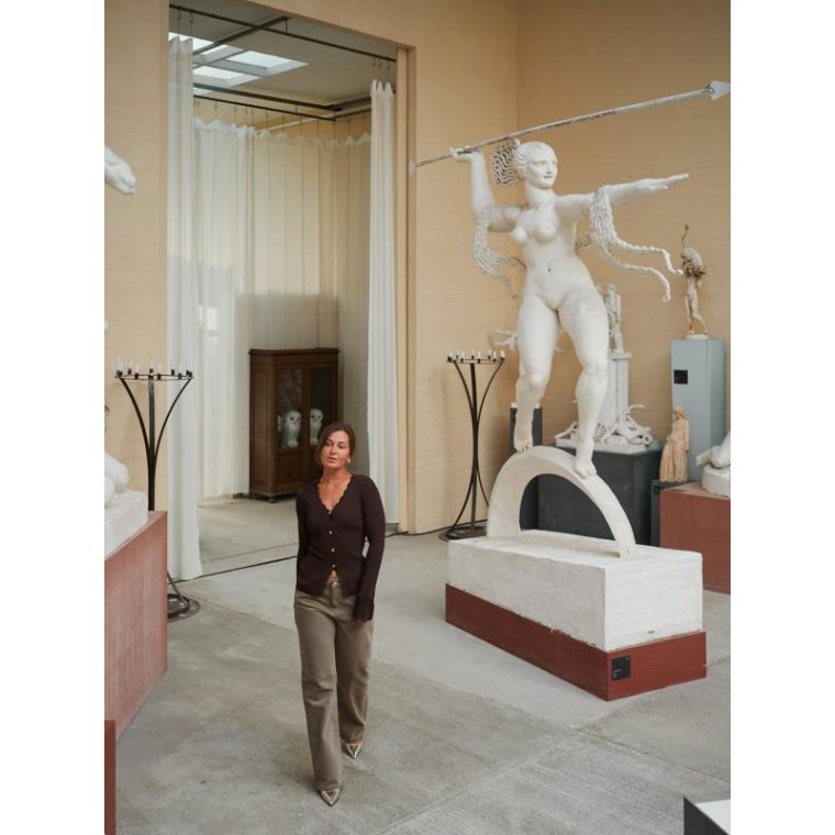 Neo Noir - Clara Stitch Knit Blouse - Dark brown