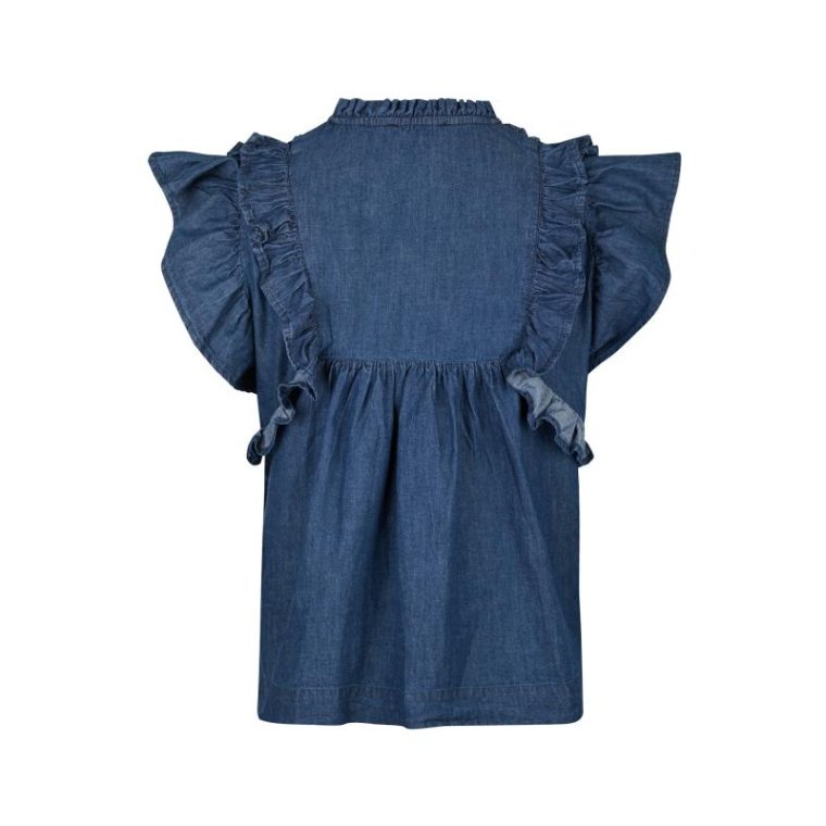 Neo Noir - Jayla Denim Top - Blue