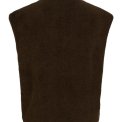 Neo Noir - Mariko Teddy Vest - Dark brown