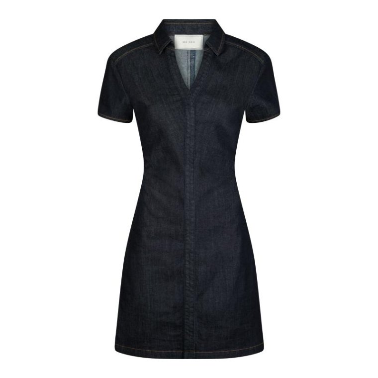 Neo Noir - Abel Denim Dress - DARK BLUE