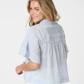 Neo Noir - Siama S Voile Blouse - Light Blue