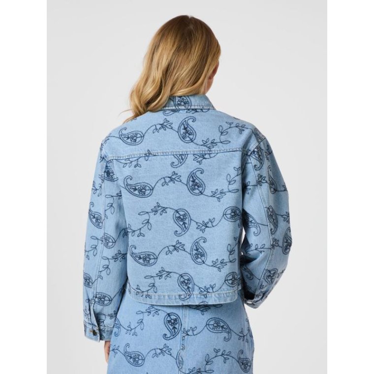 Neo Noir - Emilia Embrodiery Jacket - Blue