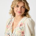 Neo Noir - Silfi Flower Print Dress - Creme
