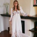 Neo Noir - Silfi Flower Print Dress - Creme