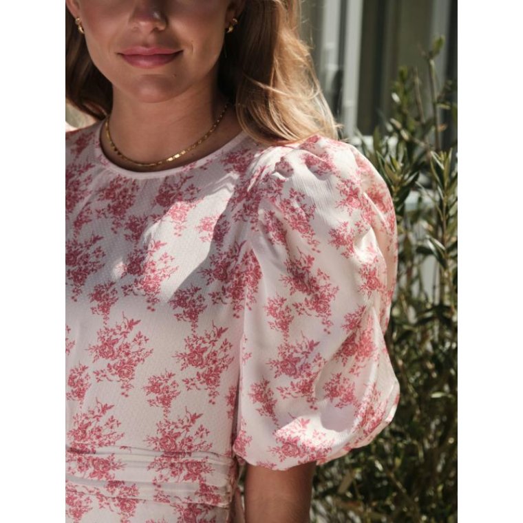 Neo Noir - Kikka Wild Rose Dress - Pink