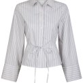 Neo Noir - Clarida Stripe Shirt - Creme