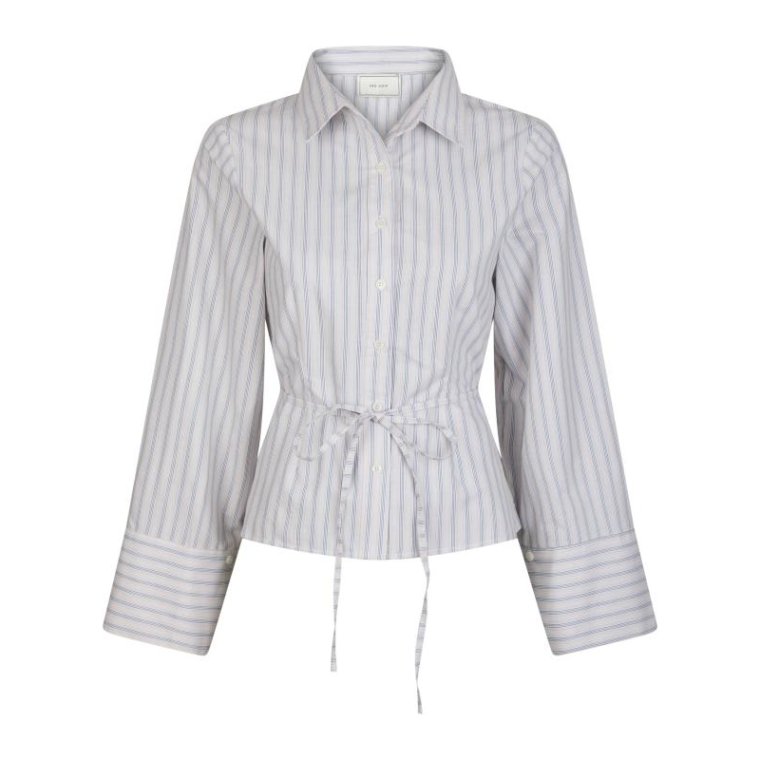 Neo Noir - Clarida Stripe Shirt - Creme