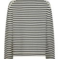Neo Noir - Rivi Stripe Knit Sweater - White/navy