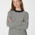 Neo Noir - Rivi Stripe Knit Sweater - White/navy