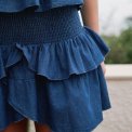 Neo Noir - Carin Denim Skirt	- Blue