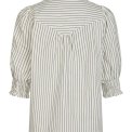 Neo Noir - Diana Crepe Stripe Blouse - Brown