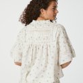 Neo Noir - Siama Dobby Flower Blouse - Off White	