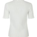 Neo Noir - Larifa Stitch Knit Tee - White