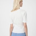 Neo Noir - Larifa Stitch Knit Tee - White