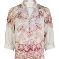 Neo Noir - Roselle Artist Paisley Blouse - Ivory