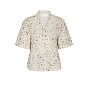 Neo Noir - Evienne Floral Blush Top - ROSE