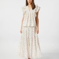 Neo Noir - Asta Small Blossom Skirt - Creme
