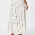 Neo Noir - Asta Small Blossom Skirt - Creme