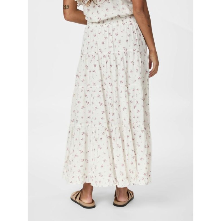 Neo Noir - Asta Small Blossom Skirt - Creme