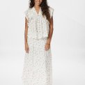 Neo Noir - Asta Small Blossom Skirt - Creme