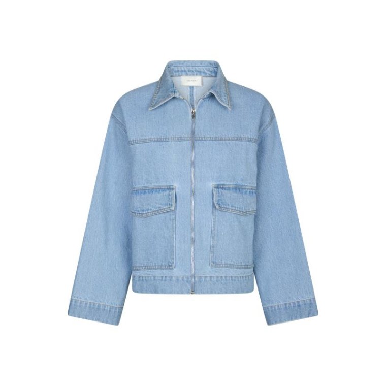 Neo Noir - Titan Denim Jacket - Light Blue