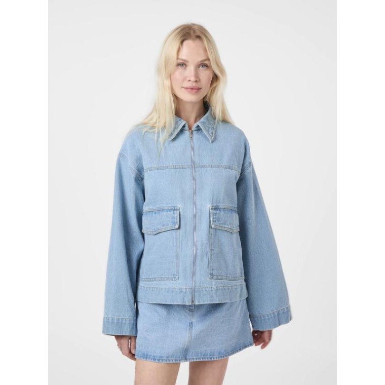 Neo Noir - Titan Denim Jacket - Light Blue