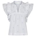 Neo Noir - Jayla Embroidery Top - White